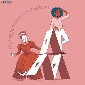 Management Innovation showing the red queen